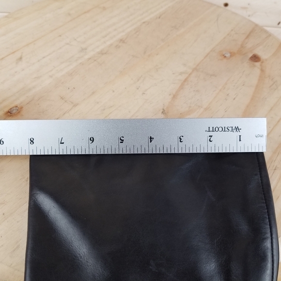 Born Womens 6 M North F71009 Black Leather Side Zip WIDE CALF Riding Boots NEW - Picture 10 of 13